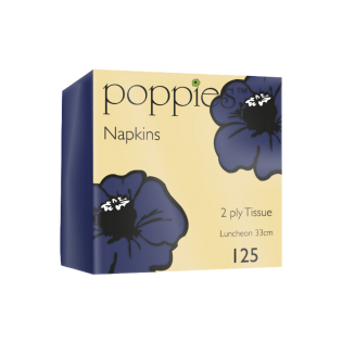 2Ply Napkins 33cm Navy Blue