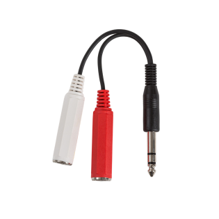 Nurse Call Stereo Splitter (2 Black Rings)