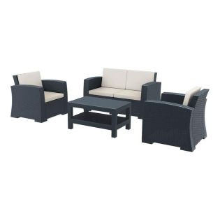 Hampshire Lounge Set Dark Grey