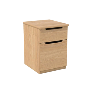 Samson 1 Drawer 1 Door Bedside In Lissa Oak