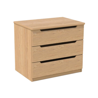 Samson 3 Drawer Chest In Lissa Oak