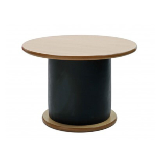 Samson Pedestal Round Dining Table In Lissa Oak