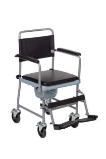 Mobile Glideabout Commode Chair