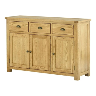 Portland 3 Door Sideboard In Oak